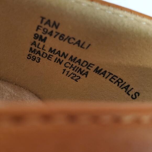 New White Mountain Cali Flats 9M Earthy Vegan Leather Slip on Shoes Casual NWOB - Picture 8 of 9